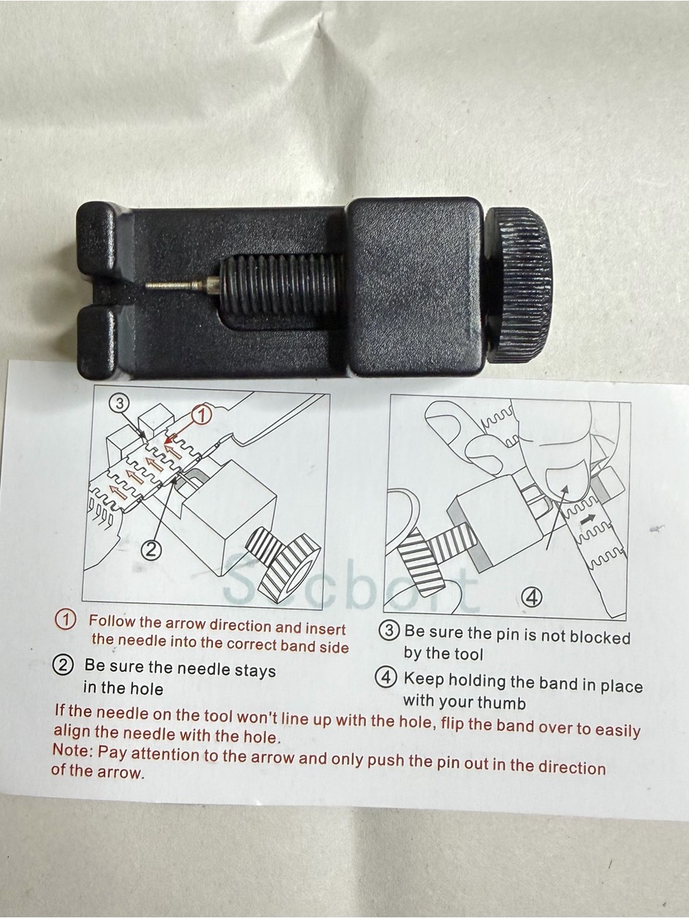 Black Watch Link Pin Removal Tool